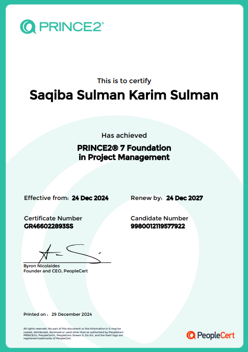 Prince2 by People Cert
